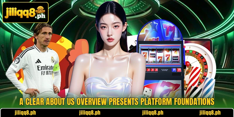 A clear about us overview presents platform foundations A clear about us overview presents platform foundations