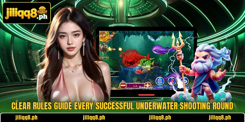 Clear rules guide every successful underwater shooting round Clear rules guide every successful underwater shooting round