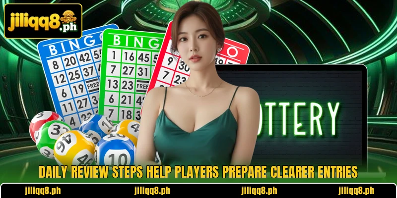 Daily review steps help players prepare clearer entries Daily review steps help players prepare clearer entries