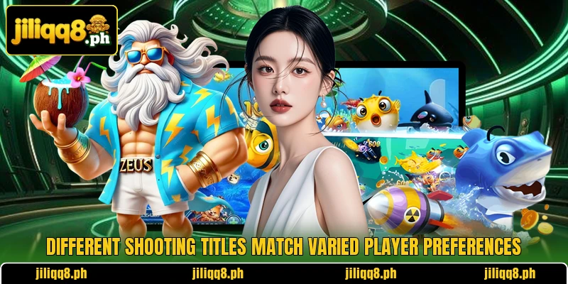 Different shooting titles match varied player preferences