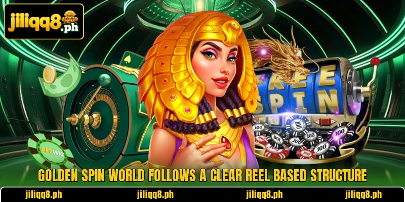 Golden Spin World follows a clear reel based structure