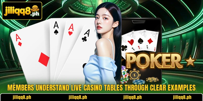 Members understand live casino tables through clear examples Members understand live casino tables through clear examples
