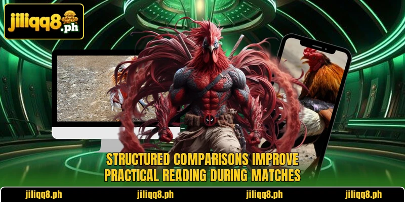 Structured comparisons improve practical reading during matches